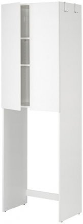 FISKAN ФИСКОН Шкаф для стиральной машины, белый, 64x40x203 см