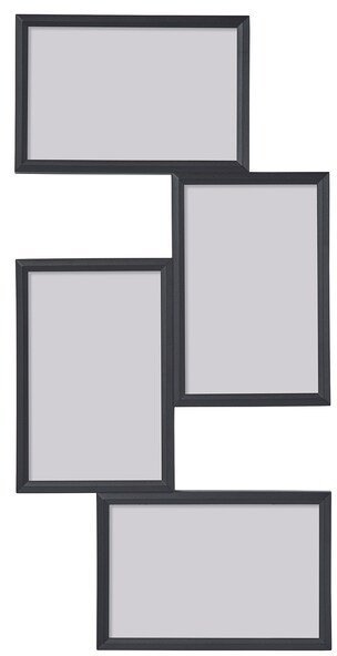 YLLEVAD ЮЛЛЕВАД Рама для коллажа на 4фото, черный, 21x41 см YLLEVAD ЮЛЛЕВАД Рама для коллажа на 4фото, черный, 21x41 см