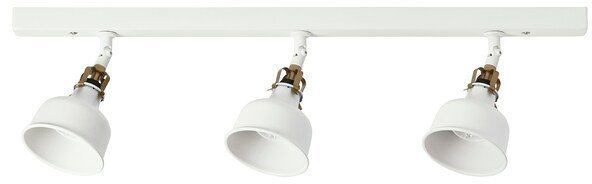 RANARP РАНАРП Потолочная шина, 3 лампы, белый с оттенком
