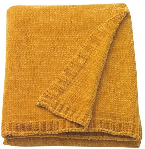 MIALOTTA МИАЛОТТА Плед, желтый, 130x170 см