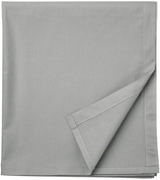 DVALA ДВАЛА Простыня, светло-серый, 240x260 см