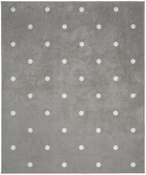 LEN ЛЕН Ковер, точечный/серый, 133x160 см