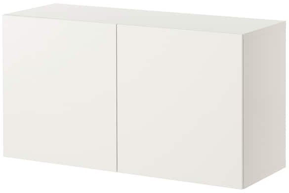 BESTA БЕСТО Комбинация настенных шкафов, белый/Лаппвикен белый, 120x42x64 см