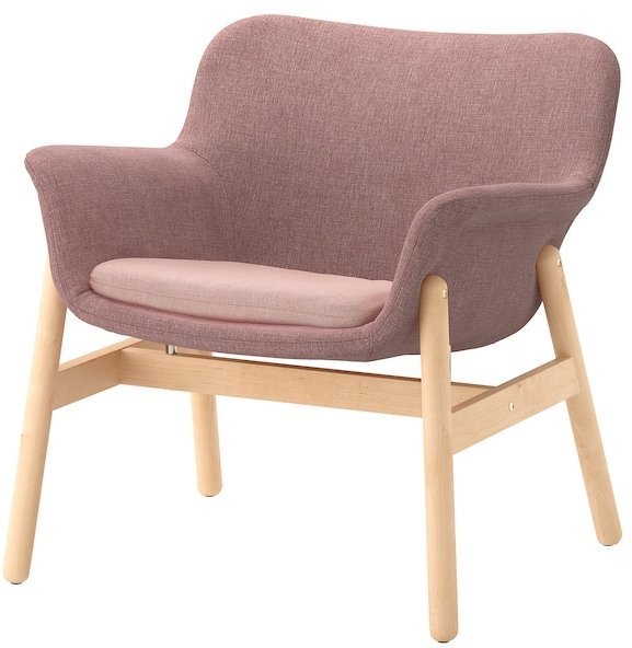 VEDBO ВЕДБУ Кресло, Гуннаред светлый коричнево-розовый VEDBO ВЕДБУ Кресло, Гуннаред светлый коричнево-розовый