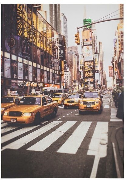 PJATTERYD ПЬЕТТЕРИД Картина, Такси Нью-Йорка, 70x100 см