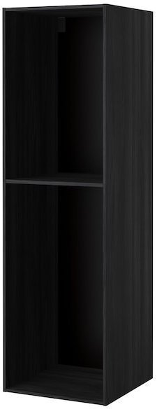 METOD МЕТОД Каркас высокого шкафа, под дерево черный, 60x60x200 см