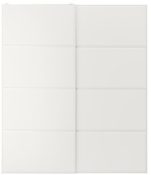 TJORHOM ТЬЁРХОМ Пара раздвижных дверей, белый, 200x236 см TJORHOM ТЬЁРХОМ Пара раздвижных дверей, белый, 200x236 см