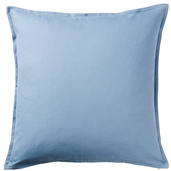 GURLI ГУРЛИ Чехол на подушку, голубой, 50x50 см