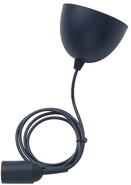 GRAVACKA ГРОВАККА Шнур-подвес для лампочки, темно-синий, 1.8 м