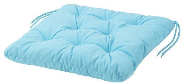 KUDDARNA КУДДАРНА Подушка на садовый стул, голубой, 44x44 см