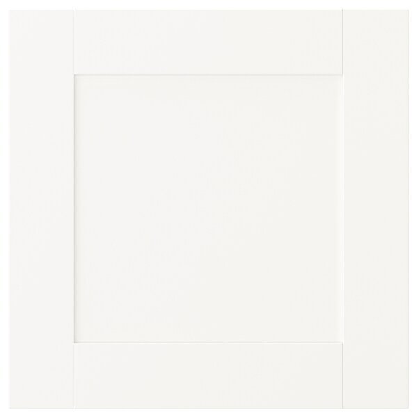 SANNIDAL САННИДАЛЬ Дверца с петлями, белый, 40x40 см