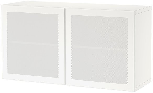 BESTA БЕСТО Комбинация настенных шкафов, белый/мортвикен, 120x42x64 см BESTA БЕСТО Комбинация настенных шкафов, белый/мортвикен, 120x42x64 см