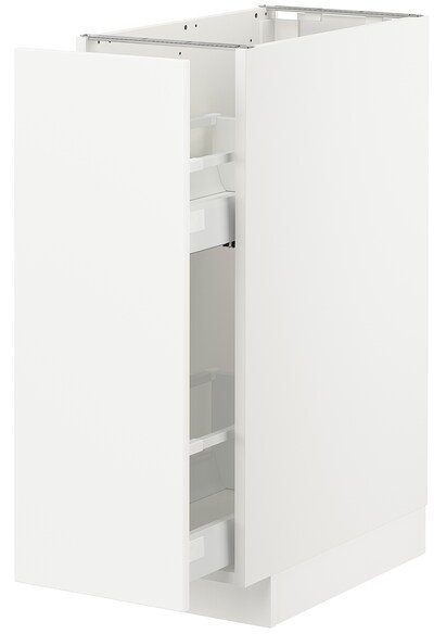 METOD МЕТОД Напол шкаф/выдв внутр элем, белый/Веддинге белый, 30x60 см